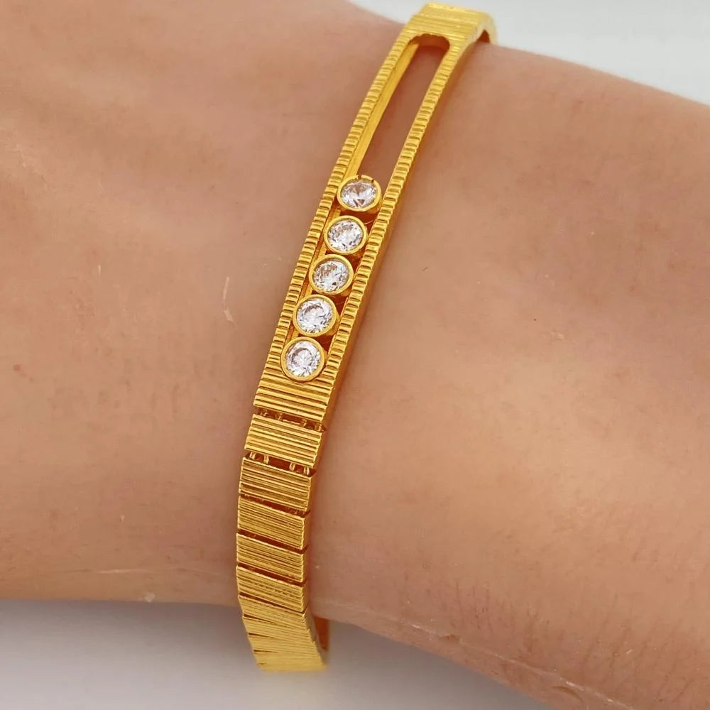 Bracelet en or 21 carats, poids 8,41 grammes RF-TB-010